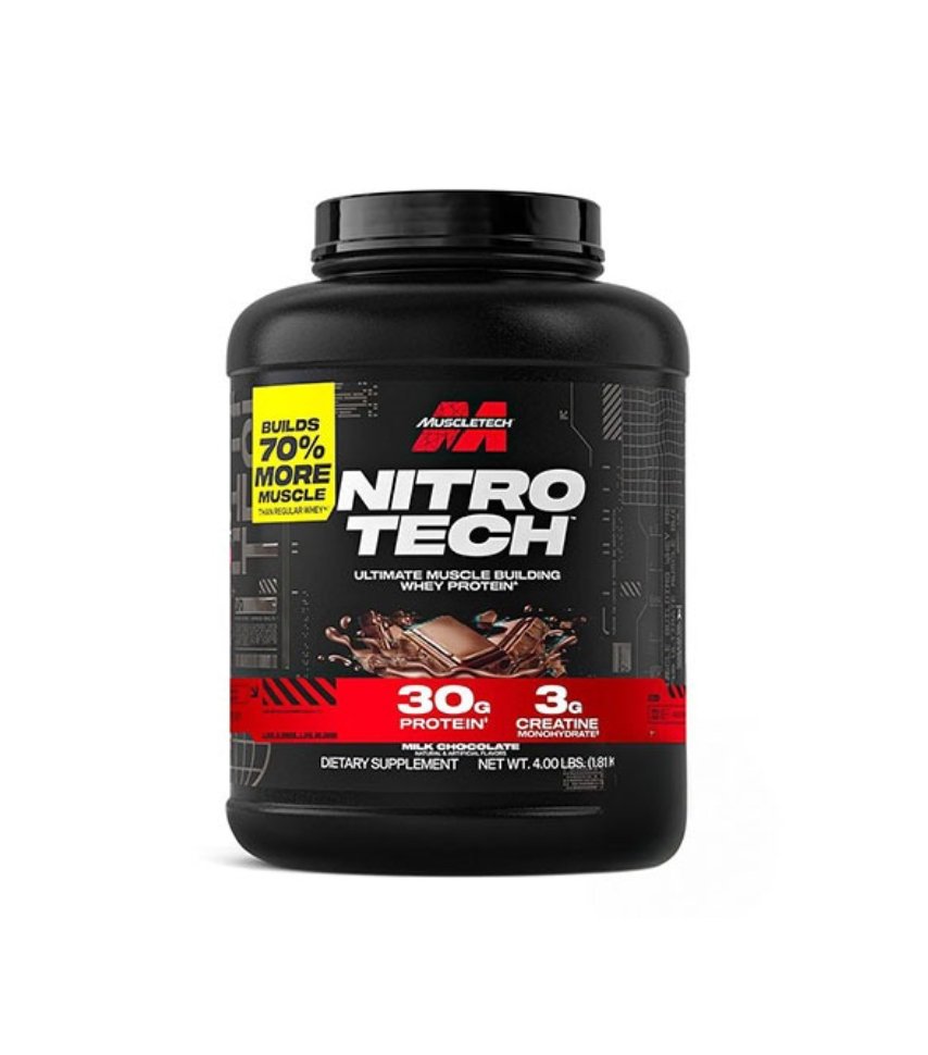 MuscleTech MuscleTech Nitro-Tech Whey 4 lb — 40 Servings