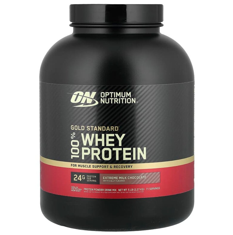Optimum Nutrition Optimum Nutrition Gold Standard 100% Whey Protein 5 lb_ chocolate