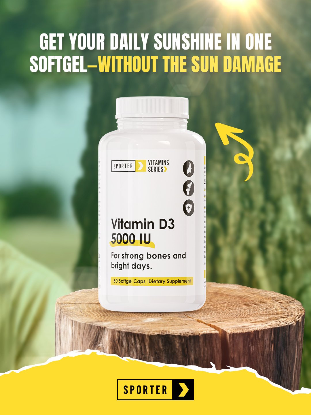 Sporter Sporter Vitamin D3 5000 IU