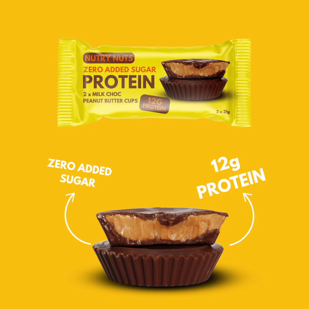 Nutry Nuts Nutry Nuts Peanut Butter Cups – Milk Chocolate Peanut Butter 42g