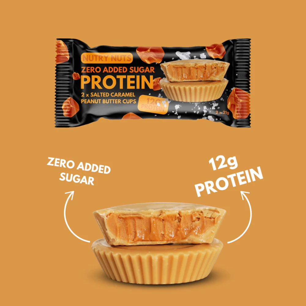 Nutry Nuts Nutry Nuts Peanut Butter Cups – Salted Caramel Peanut Butter 42g