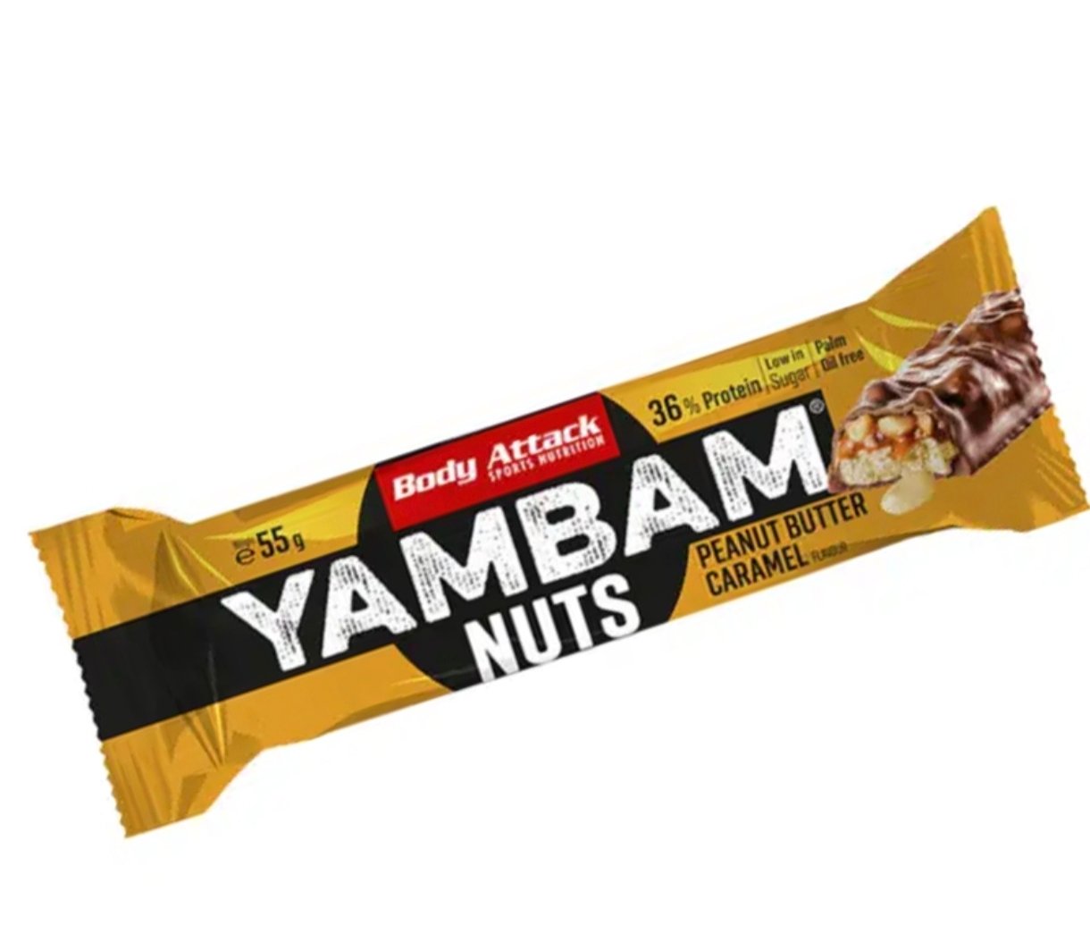 Body Attack Body Attack Yam Bam Nuts – Peanut Butter Caramel 55g
