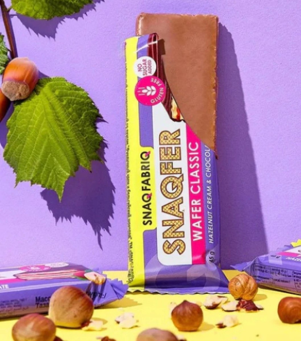 SnaqFabriq SnaqFabriq Snaqer Wafer Classic Hazelnut Cream & Chocolate 45g