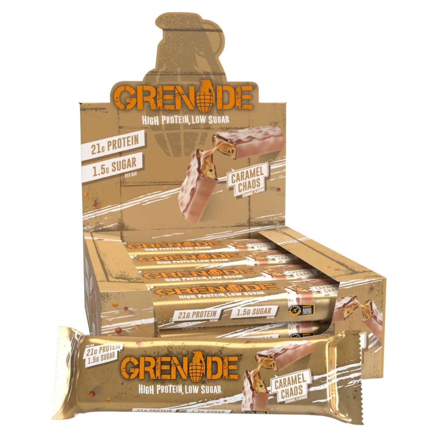 Grenade Grenade Carb Killa Bar – Caramel Chaos 60g