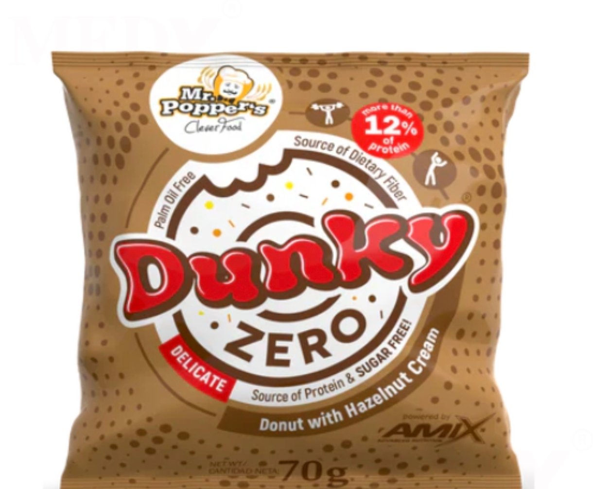 Amix Amix Mr Poppers Dunky Zero Donut Hazelnut Ice Cream 70g