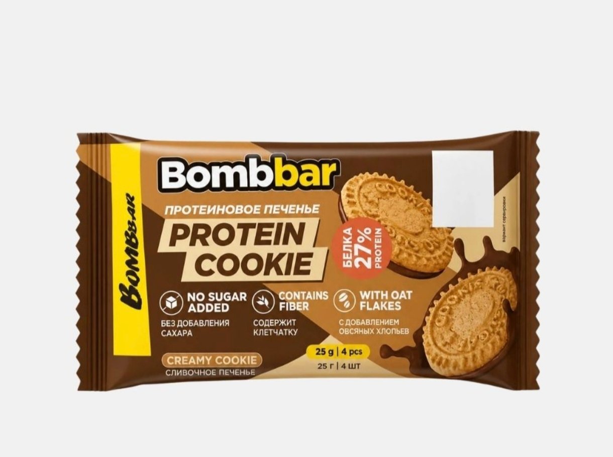 Bombbar Bombbar Protein Bar – Creamy Cookies 25g