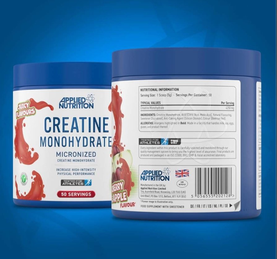 Applied Nutrition Applied Nutrition - Creatine Monohydrate Cherry & Apple 50 Servings
