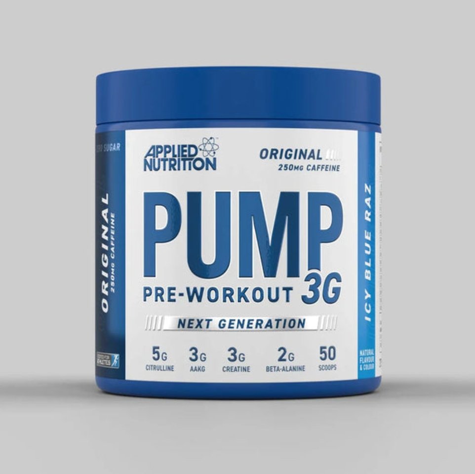 Applied Nutrition Applied Nutrition - Pump 3G Pre Workout Icy Blue Raz 375 g