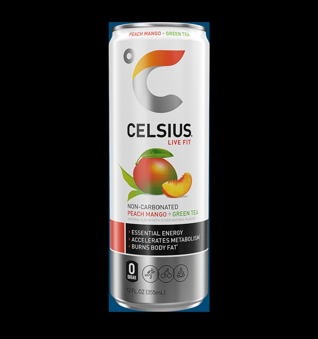 Celsius CELSIUS Sparkling Drink Peach Mango Green Tea 355ml