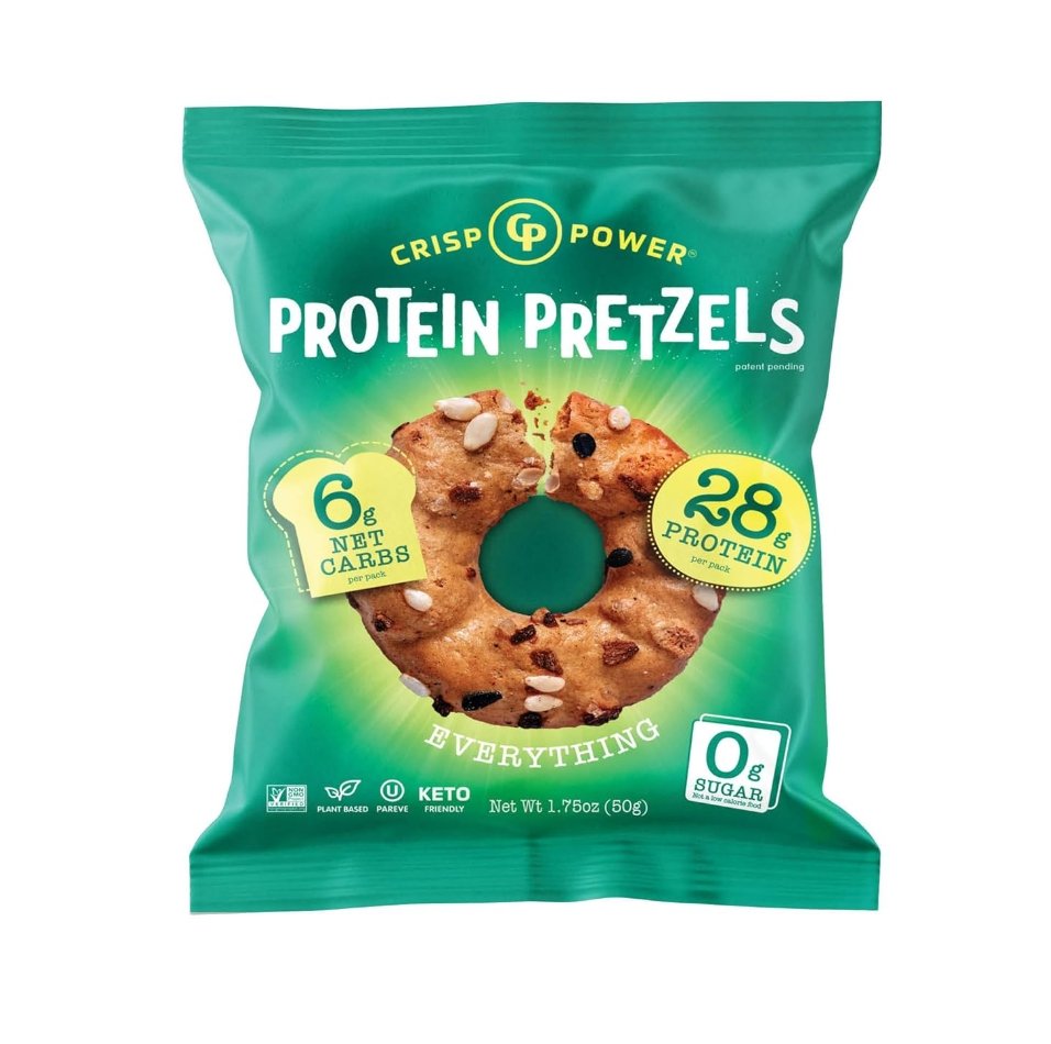 Crisp Power Crisp Power High Protein Keto Vegan Pretzels 50 g