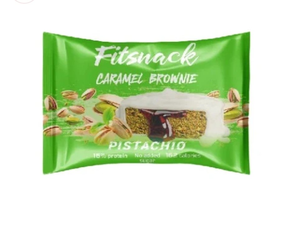 Fitsnack Fitsnack Caramel Brownie Pistachio 50 g