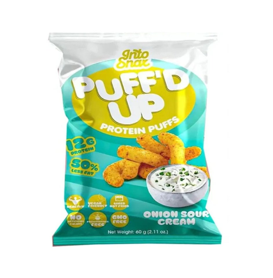 Into Into Snax Puff High-Protein Crunch Puffs 60g