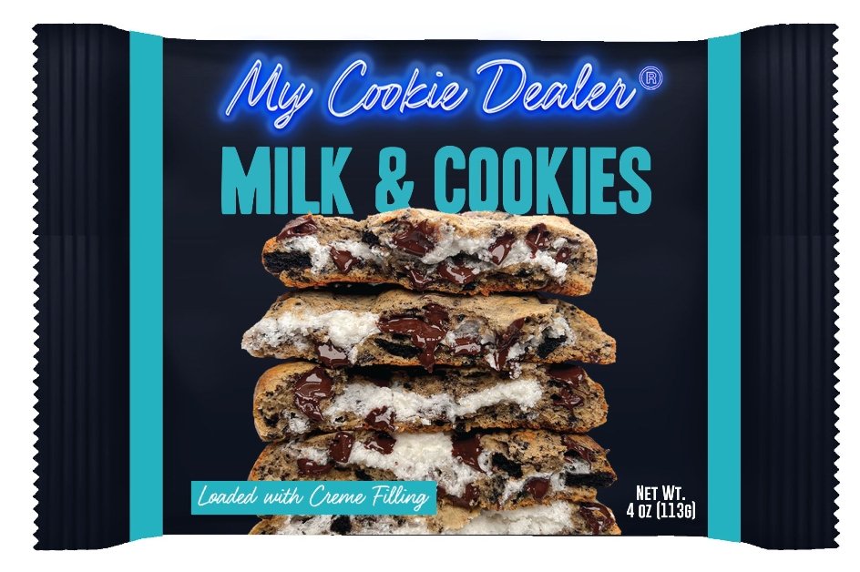 My Cookie Dealer My Cookie Dealer Chocolate Milk & Cookies 1 Pc