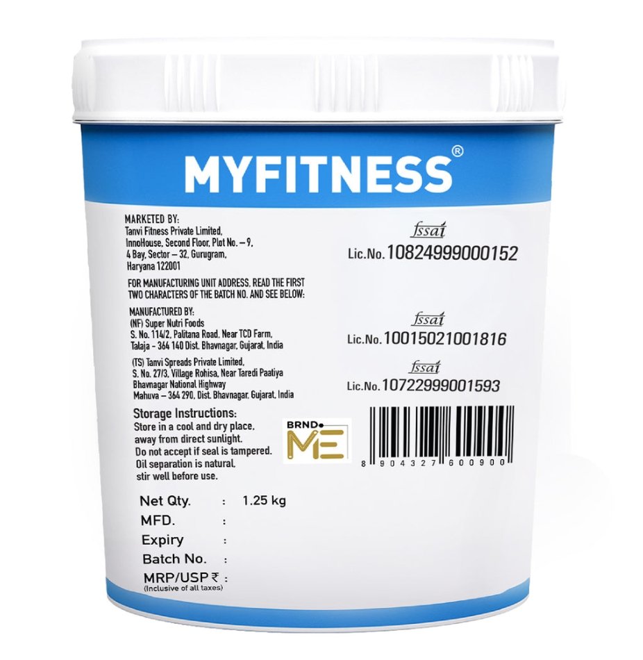 MYFITNESS MYFITNESS Original Peanut Butter Smooth