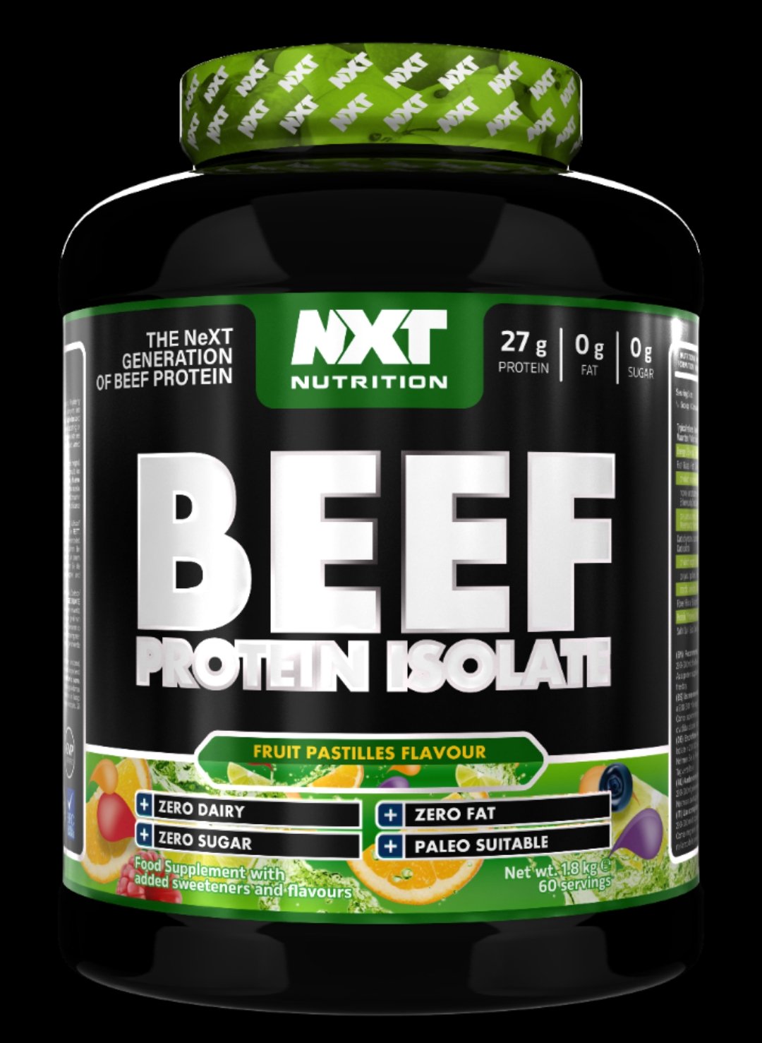 NXT NXT Nutrition Beef Protein Isolate 1.8 kg Summer Fruits