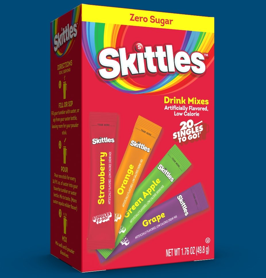 Skittles Skittles Singles To Go Variety Pack Watertok Wild Berry